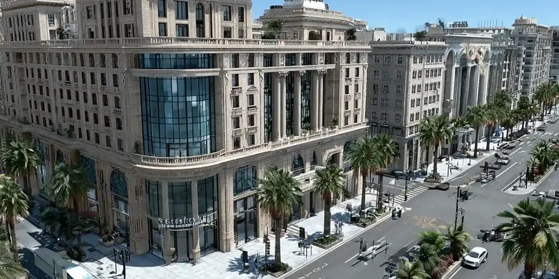beverly hills luxury building street view