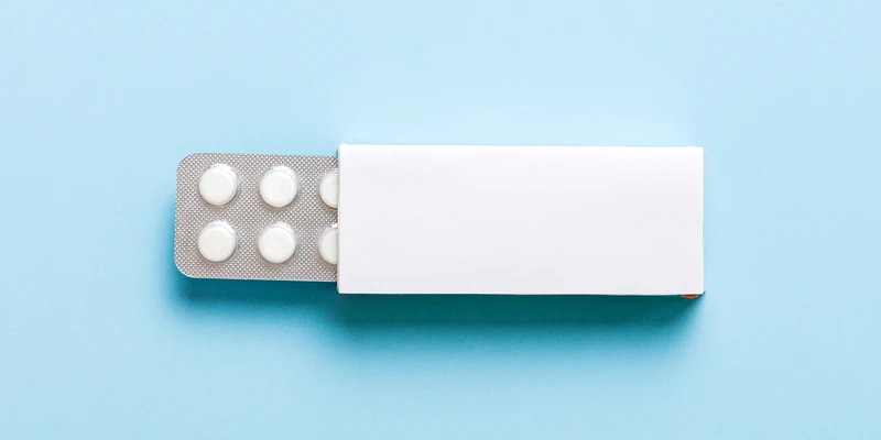 blank white product package box mockup open blank