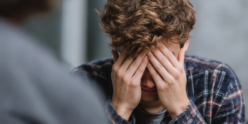 emotional struggle therapy session
