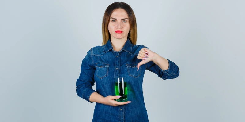 expressive young woman posing