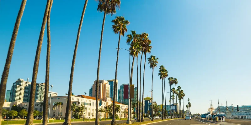san diego seafront sunny day